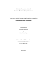 Tradespace analysis incorporating reliability, availability, maintainability, and affordability: a dissertation in Electrical Engineering