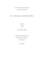 Novel 1,5-Diaryl Pyrazoles as p38 MAP Kinase inhibitors: a thesis in Chemistry