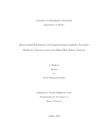 Quasi-normal excitations and inspiral-merger-ringdown surrogate models for extreme-mass-ratio black hole binary systems: a thesis in Physics