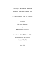 Of masks and men, gods and monsters: a thesis in Fine Arts - Sculpture
