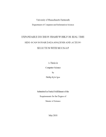 Expandable decision framework for real time side-scan sonar data analysis and action-selection with MOOS-IvP: a thesis in Computer Science