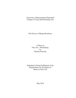 The process of human resilience: a thesis in Fine Arts - Printmaking
