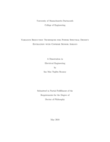 Variance reduction techniques for power spectral density estimation with coprime sensor arrays: a dissertation in Electrical Engineering