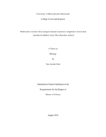 Multivalent vaccines elicit unequal immune responses compared to monovalent vaccines in rainbow trout (Oncorhynchus mykiss): a thesis in Biology