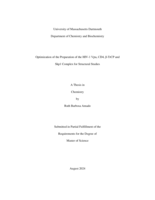 Optimization of the preparation of the HIV-1 Vpu, CD4, β-TrCP and Skp1 complex for structural studies: a thesis in Chemistry