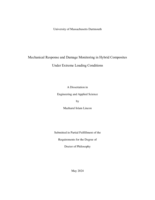 Mechanical response and damage monitoring in hybrid composites under extreme loading conditions: a dissertation in Engineering and Applied Science