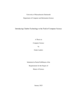 Introducing chatbot technology to the field of computer science: a thesis in Computer Science