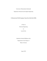 2-dimensional ISAR imaging using near infra-red (NIR): a thesis in Electrical Engineering