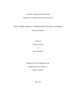 Study of shelly sediments in offshore waters through convolutional neural networks: a thesis in Computer Science