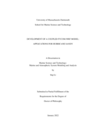 Development of a coupled FVCOM-WRF model: applications for Hurricane Sandy: a dissertation in Marine Science and Technology- marine and atmospheric system modeling and analysis