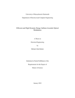 Efficient and high dynamic range gallium arsenide optical modulators: a thesis in Electrical Engineering 