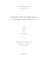 Nucleosynthetic yields and synthetic spectra of hydrodynamical models of SNR 3C 397: a thesis in Physics