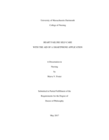 Heart failure self-care with the aid of a smartphone application: a dissertation in Nursing
