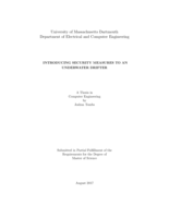 Introducing security measures to an underwater drifter: a thesis in Computer Engineering