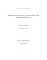 Simultaneous empirical interpolation and reduced collocation method for nonlinear steady-state PDEs: a dissertation in Engineering and Applied Science