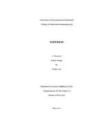 Effusion: a thesis in Visual Design