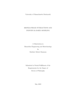 Biofilm-phage interactions and individual-based modeling: a dissertation in Biomedical Engineering and Biotechnology