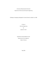 Challenges in designing a waveguide to transmit sound to a dolphin in an MRI: a thesis in Electrical Engineering