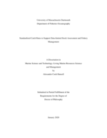Standardized catch rates to support data-limited stock assessment and fishery management: a dissertation in Marine Science and Technology-Living Marine Resources Science and Management
