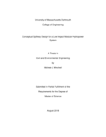 Conceptual spillway design for a low impact modular hydropower system: a thesis in Civil and Environmental Engineering