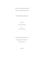 The Visualization of Equations: a thesis in Fine Arts - Sculpture
