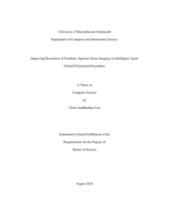 Improving resolution of synthetic aperture sonar imaging via intelligent agent guided polynomial ensembles: a thesis in Computer Science