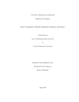 Native foreigners of Brazil: lesbianism, literature, and nation : a dissertation in Luso-Afro-Brazilian Studies and Theory