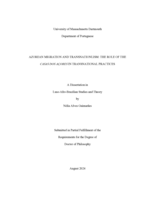 Azorean migration and transnationalism: the role of the Casas dos Açores in transnational practices : a dissertation in Luso-Afro-Brazilian Studies and Theory