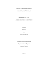 Grasping at light and everything in-between: a thesis in Artisanry