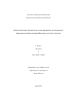 Density functional theory study on the adsorption of polyaromatic organosulfur molecules onto palladium and gold catalysts: a thesis in Chemistry