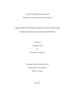 Improved out-of-distribution for chest X-Ray image quality classification using energy-based methods: a thesis in Computer Science