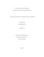 Spectral projection model for electromagnetic scattering and radiation: a dissertation in Electrical Engineering