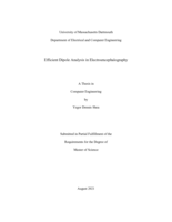 Efficient dipole analysis in electroencephalography: a thesis in Computer Engineering