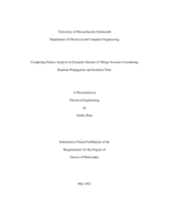 Competing failure analysis in dynamic internet of things systems considering random propagation and isolation time: a dissertation in Electrical Engineering