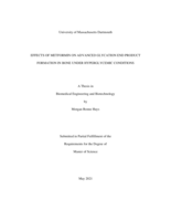 Effects of metformin on advanced glycation end product formation in bone under hyperglycemic conditions: a thesis in Biomedical Engineering and Biotechnology