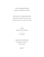 The Nonquitt Salt Marsh restoration: response to renewed tidal exchange and strategies to accelerate recovery : a thesis in Marine Science and Technology