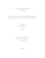 The unit circle diagonally loaded MVDR beamformer and a perturbation analysis of practical adaptive beamformers: a thesis in Electrical Engineering