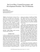 Sea Level Rise, Coastal Ecosystems, and Development Priorities: The US Dilemma