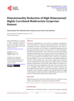 Dimensionality Reduction of High-Dimensional Highly Correlated Multivariate Grapevine Dataset