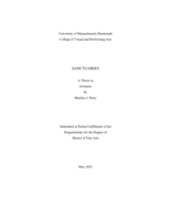 Sanctuaries: a thesis in artisanry