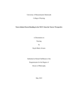 Nurse-infant-parent bonding in the NICU from the nurses' perspective: a dissertation in Nursing