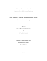 Elastic properties of TPMS-like shell-based structures: a finite element and parametric study : a thesis in Civil and Environmental Engineering