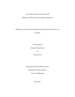 Reliability and performance modeling and enhancement for storage area networks: a dissertation in Electrical Engineering