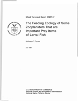 The feeding ecology of some zooplankters that are important prey items of larval fish