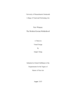 New women: the modern Korean motherhood : a thesis in Visual Design