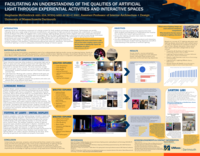 Facilitating an Understanding of the Qualities of Artificial Light through Experiential Activities and Interactive Spaces