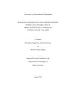 High resolution size exclusion chromatography purification and isolation of small extracellular vesicles in ovarian cancer cell lines: a thesis in Biomedical Engineering and Biotechnology