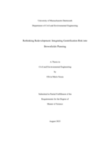 Rethinking redevelopment : integrating gentrification risk into Brownfields planning : a thesis in Civil and Environmental Engineering