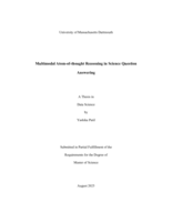 Multimodal atom-of-thought reasoning in science question answering: a thesis in Data Science