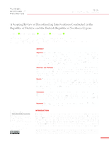 A Scoping Review of Breastfeeding Interventions Conducted in the Republic of Türkiye and the Turkish Republic of Northern Cyprus